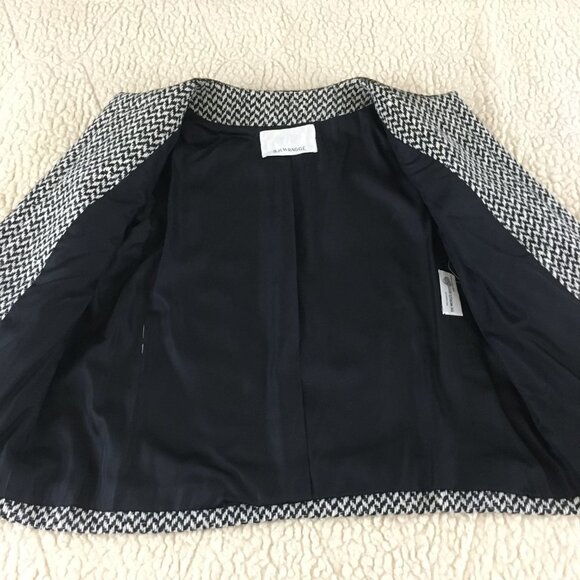 Women's sz M B.H.WRAGGE vintage wool blazer jacket - Picture 9 of 12
